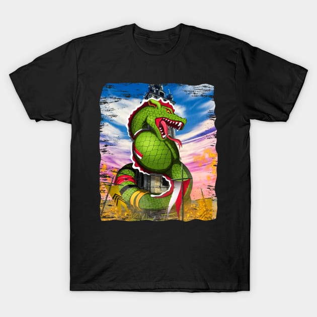 Dragon Doudou Mons T-Shirt by Meca-artwork